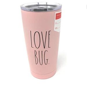 Brand New Rae Dunn Love Bug Tumbler Pink 💝